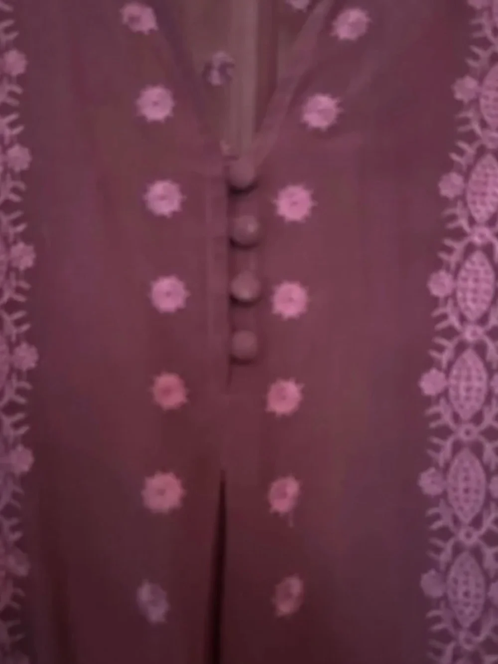 Tory Burch Silk Chiffon Embroidered Blouse Burgundy Boho Sheer Top S NWOT